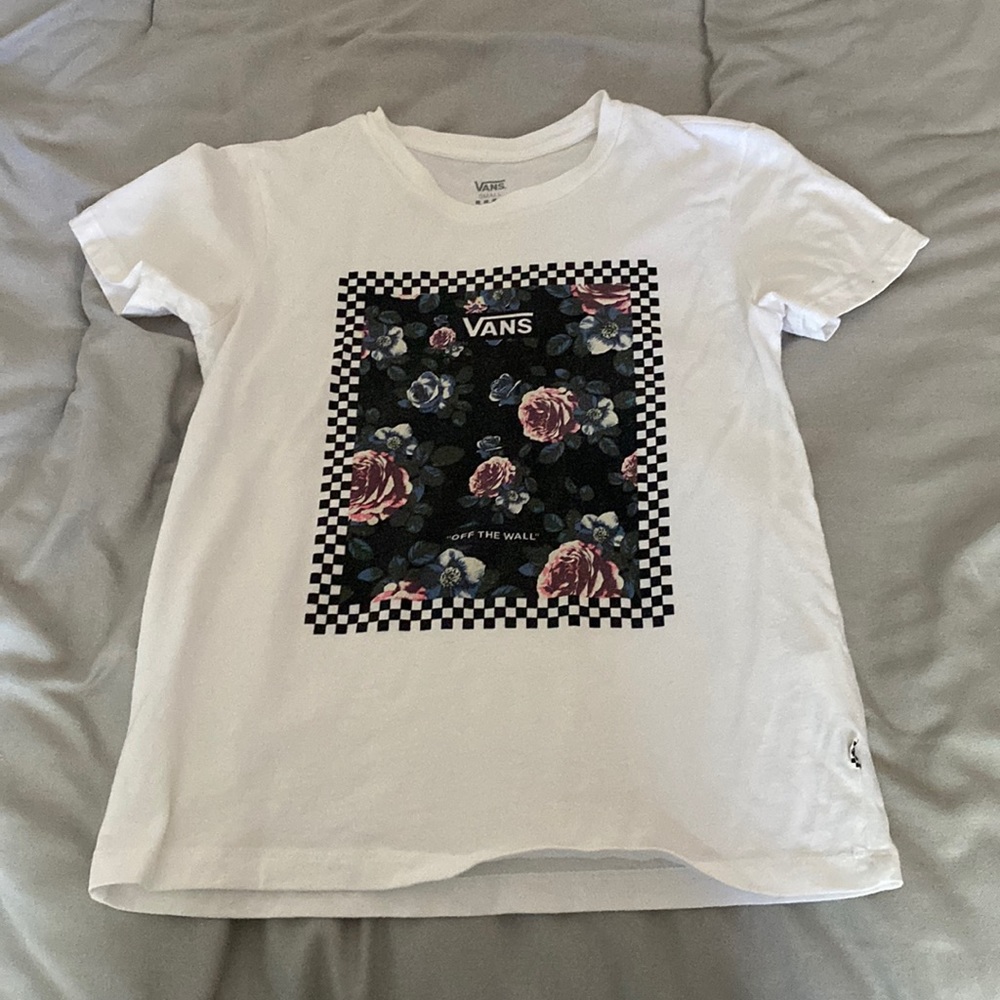 Vans White Graphic Tee
